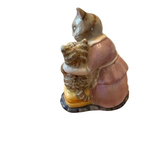 Beatrix Potter Tabitha Twitchert & Miss Moppet figurine F. Warne Co 1976 no. 7 - Picture 4 of 5